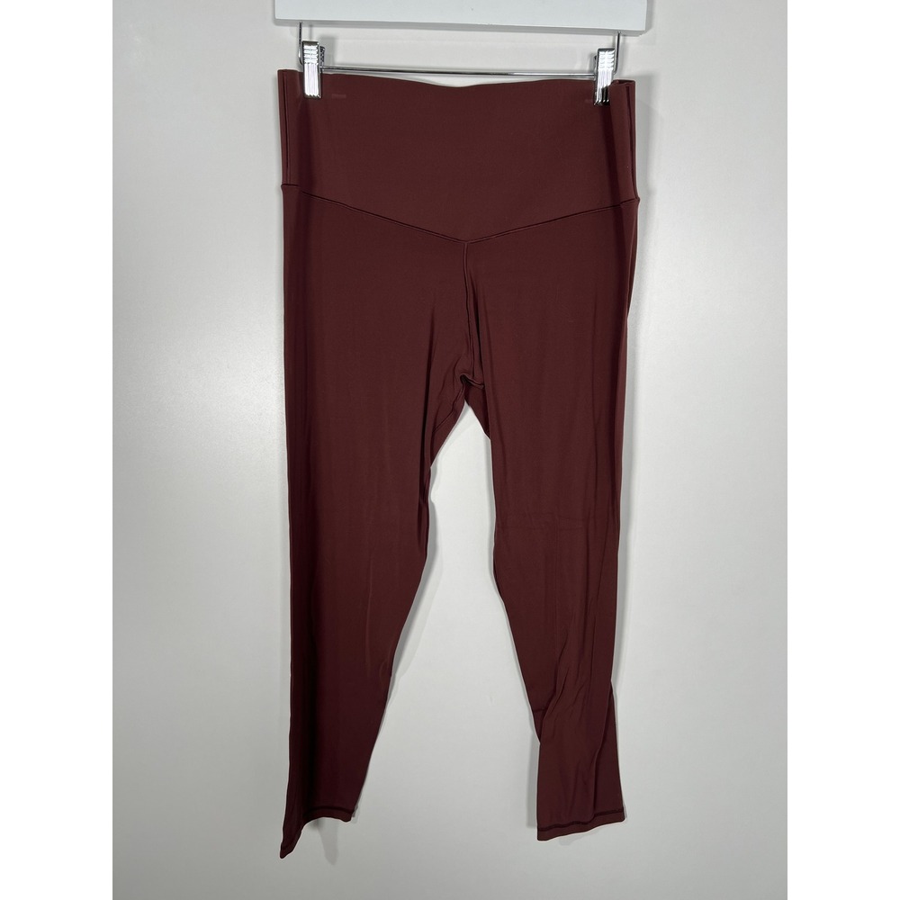 OFFLINE by Aerie Real Me Xtra Burgundy Solid 7/8 Leggings Hi-Rise Yoga XL